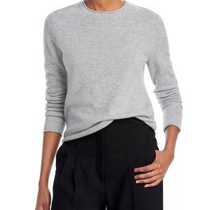 Rolled Edge Cashmere Sweater
